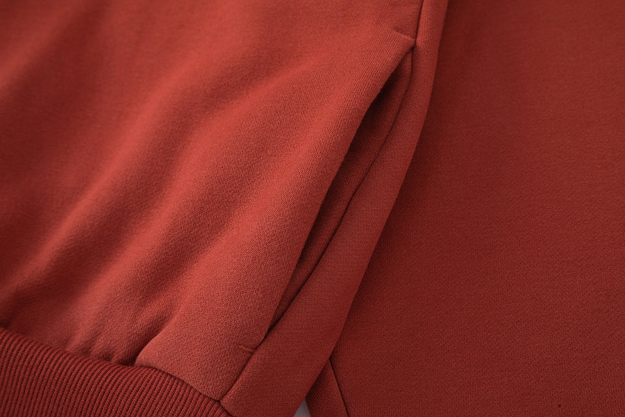 CAKE - ARABIC ZIP UP HOODIE BURGUNDY