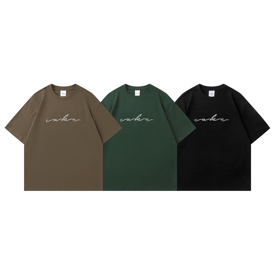 CAKE - PEARL LOGO TEE GREEN
