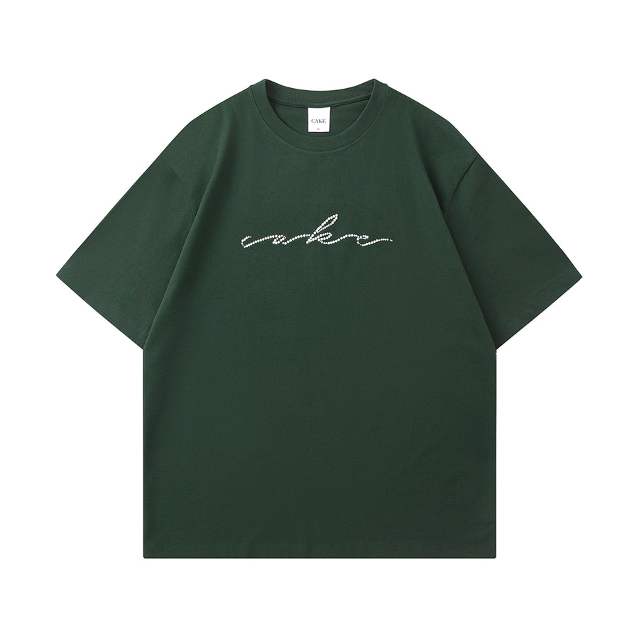 CAKE - PEARL LOGO TEE GREEN