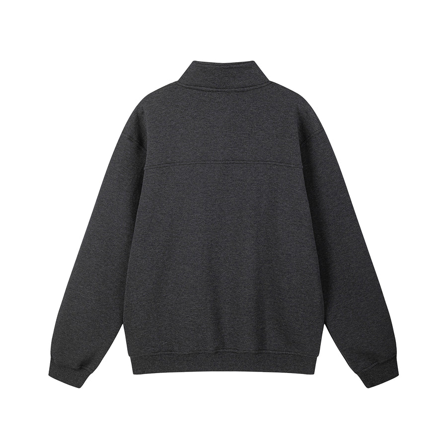 CAKE - CHARCOAL HALF ZIP PULLOVER