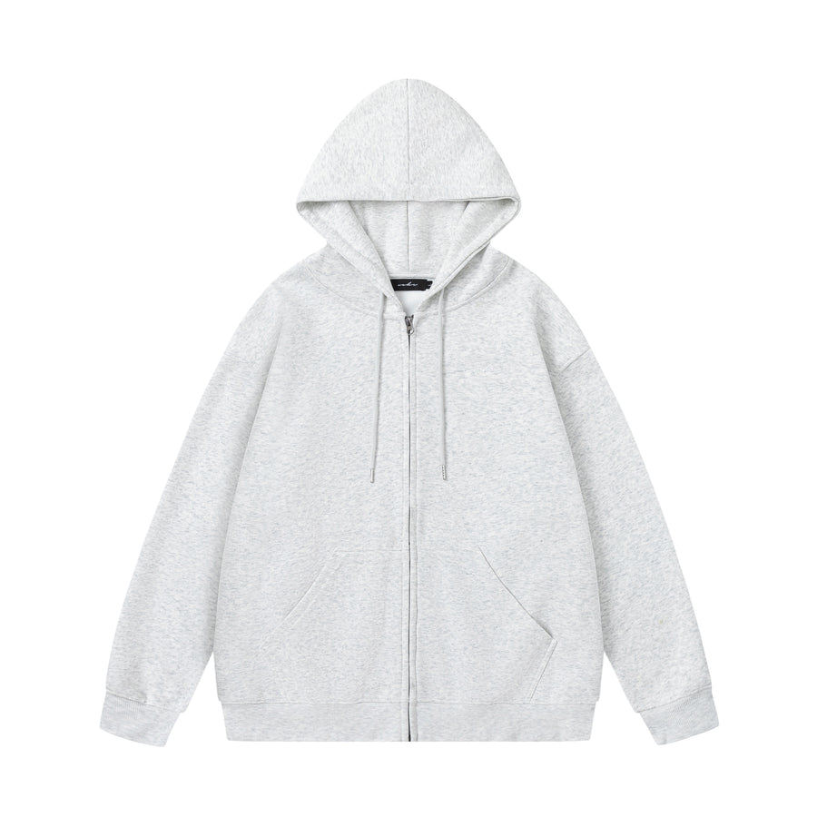 CAKE / DEFINITE “Shopaholic” Zip Up Hoodie GREY