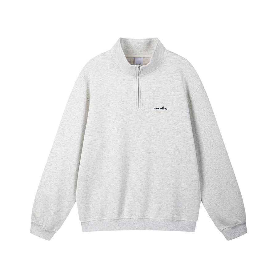 CAKE - OATMEAL HALF ZIP PULLOVER