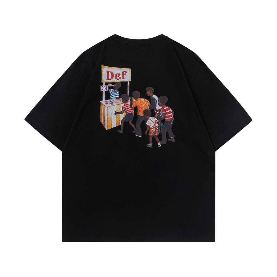 CAKE X DEFINITE - SHOP A LOT TEE BLACK