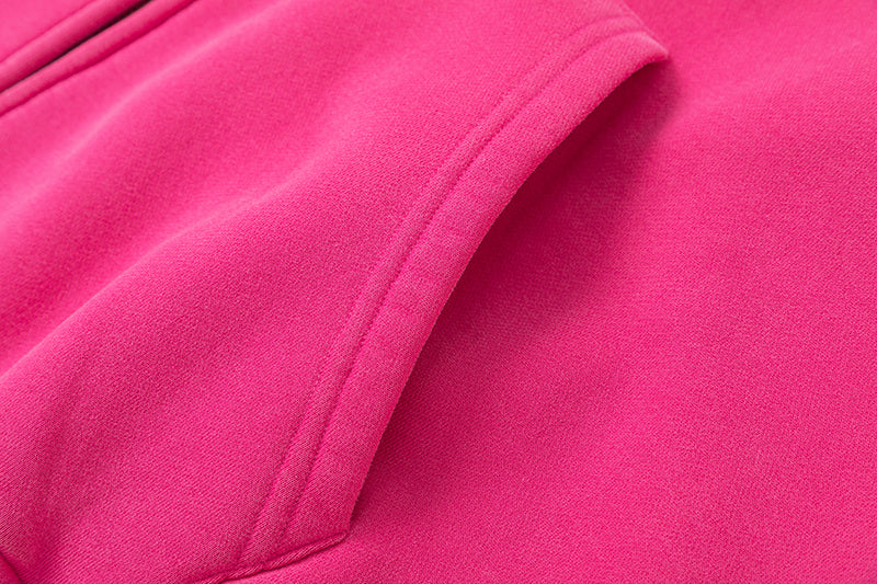 CAKE - WATER DROPLETS ZIP HOODIE WASHED PINK