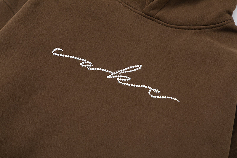 CAKE - PEARL HOODIE COFFEE