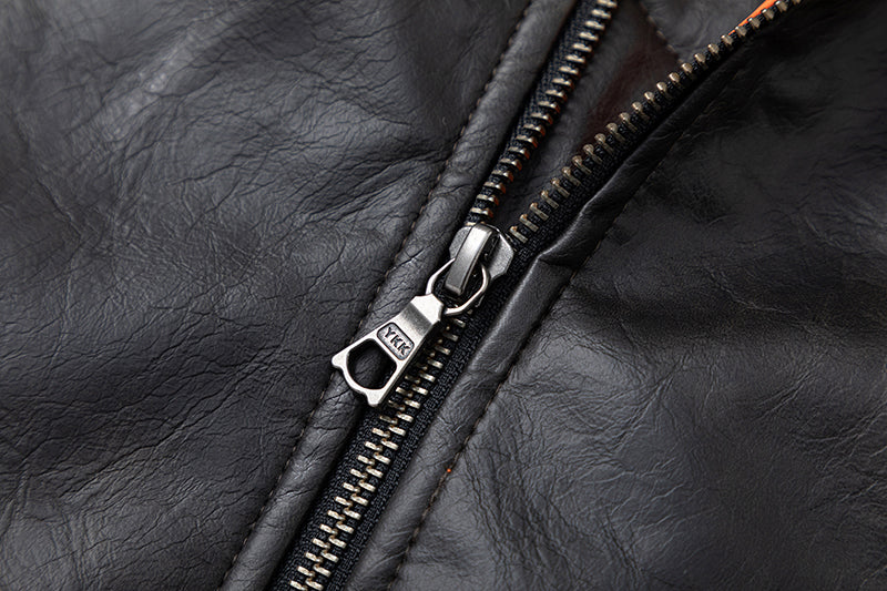 CAKE - LEATHER MA-1 BLACK