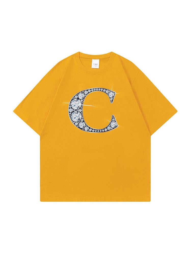 CAKE - DIAMOND C TEE YELLOW