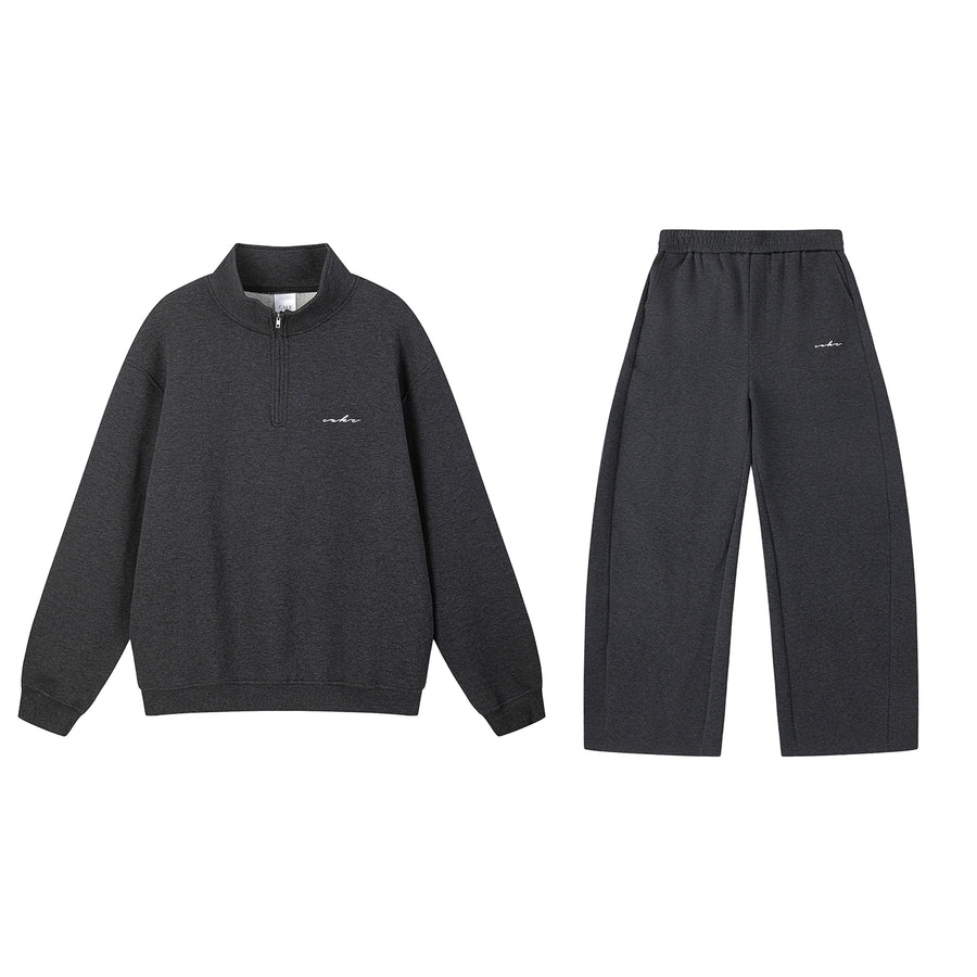 CAKE - CHARCOAL HALF ZIP PULLOVER