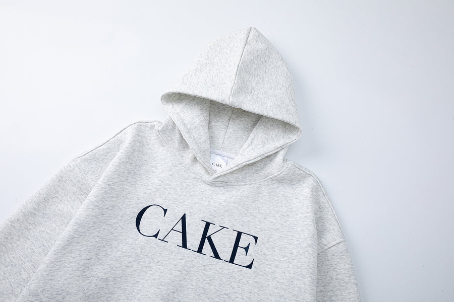 CAKE - NAVY ON GREY HOODIE