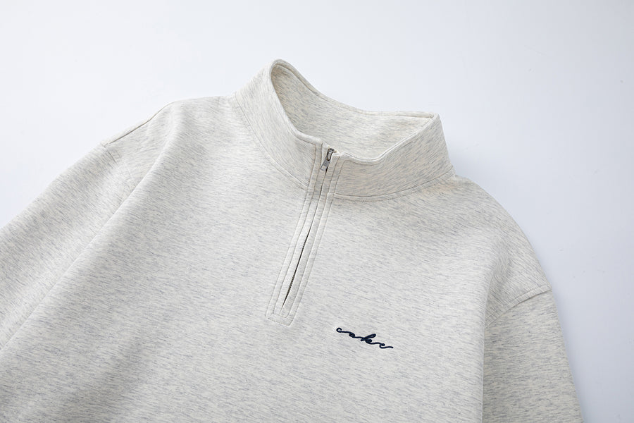 CAKE - OATMEAL HALF ZIP PULLOVER