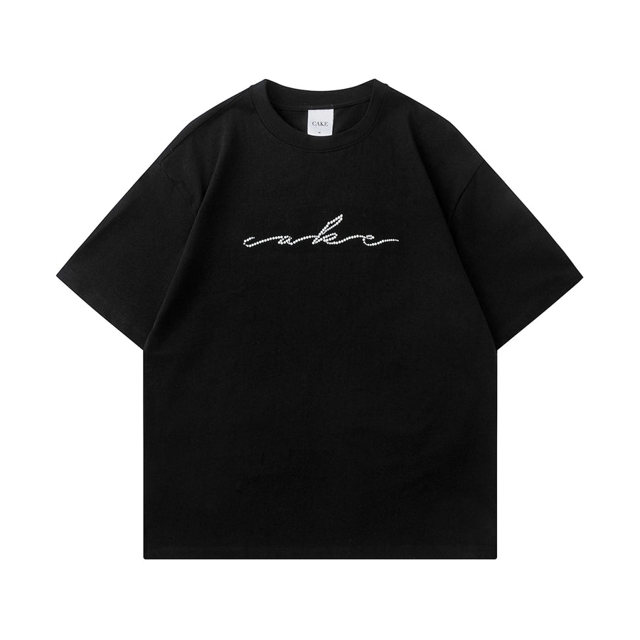 CAKE - PEARL LOGO TEE BLACK