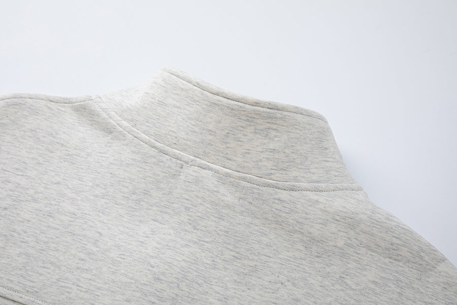 CAKE - OATMEAL HALF ZIP PULLOVER