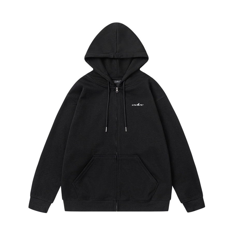 CAKE / DEFINITE “Shopaholic” Zip Up Hoodie BLACK