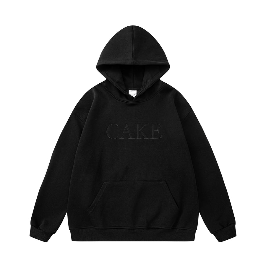 CAKE - BLACK ON BLACK HOODIE