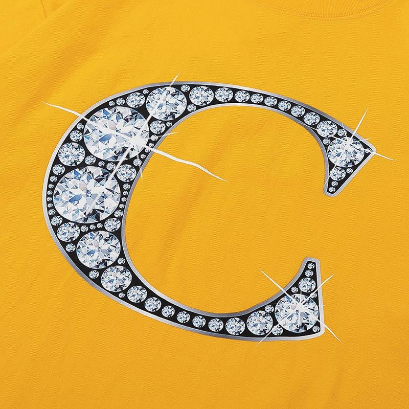 CAKE - DIAMOND C TEE YELLOW