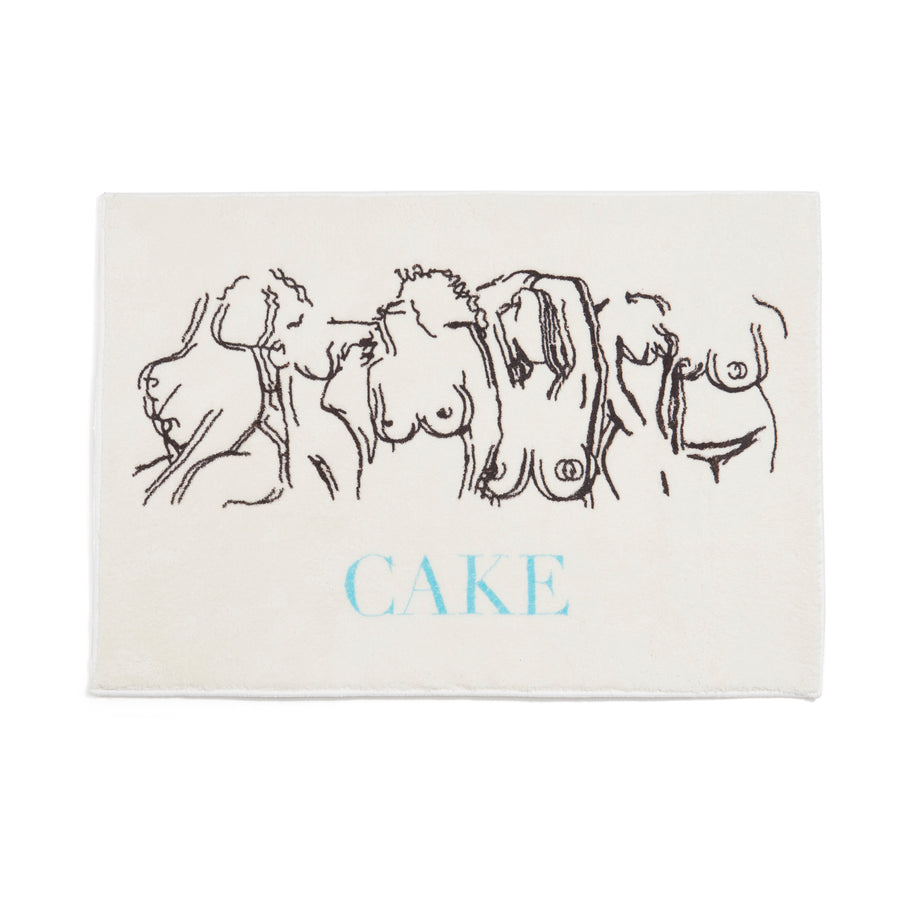 CAKE - NUDE RUG WHITE